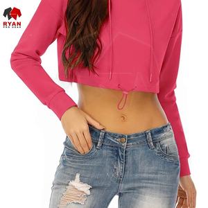 Ryan Pro Gear – Nouveaux sweats à capuche pour femmes, crop top respirant et élégant, couleur personnalisée, grandes tailles, services OEM et ODM - Product Image 4