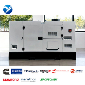 Generatore <span class=keywords><strong>Diesel</strong></span> Cummins 100kVA 80kW 200kVA 160kW Serie QSB5.9 QSL8.9 Tipo Silenziato con HPCR per Uso Industriale con Autorizzazione - Product Image 1
