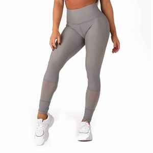 Custom Wholesale Women's Mid Waist Yoga Leggings <b>Tummy</b> <b>Control</b> Casual Cotton Bamboo Gym Training Pants - Product Image 3