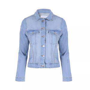 เสื้อแจ็คเก็ตยีนส์บุขนเชอร์ปาสำหรับผู้หญิง เสื้อโค้ทยีนส์บุขนแกะสำหรับฤดูหนาว เหมาะสำหรับอากาศหนาวเย็น - Product Image 5