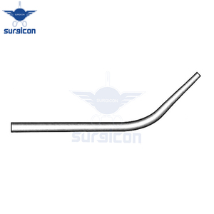 Tube d'aspiration, tube soufflant, diamètre 2,5 mm, acier inoxydable, instrument chirurgical d'aspiration pour ORL, microchirurgie, aspiration médicale - Product Image 4
