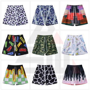 Custom Casual Sublimation Camo Knitted Basketball Shorts Double <b>Layer</b> Heavyweight Polyester Drawstring Athletic Wear Wholesale - Product Image 6