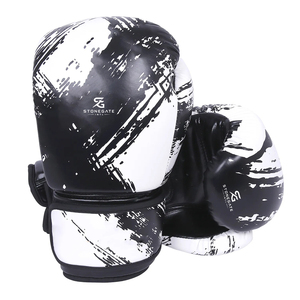 Gants de Sparring en Cuir Respirant avec Logo Personnalisé et Sangle de Poignet Réglable pour Entraînement de Muay Thai et Kick Boxing 2026 - Product Image 2