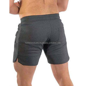 Short décontracté d'été pour hommes en coton et polyester 180g personnalisé du fabricant de vêtements OEM poches cargo brodées imprimées à fermeture éclair - Product Image 5