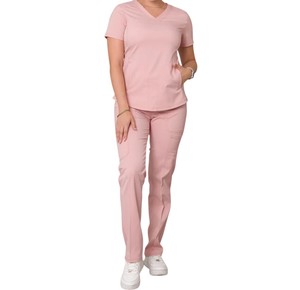 Comfortable Women's Medical <b>Uniform</b> <b>Scrubs</b> Set Breathable Nursing Hospital Healthcare Apparel - Product Image 2
