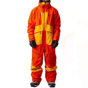 Traje de Esquí Impermeable de Una Pieza para Hombre, de Alta Calidad, Resistente al Viento, Térmico, para Snowboard, Ropa Deportiva Brillante para Invierno - Product Image 1