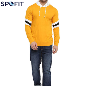 Sweat à capuche unisexe personnalisé avec logo, coupe classique, en molleton de coton, pull-over décontracté, vêtement de sport, grandes tailles - Product Image 5