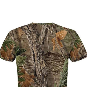 Camisetas de Caza para Hombre de Secado Rápido y Transpirables, Cómodas, de Manga Corta, Económicas, de Poliéster y Lona con Camuflaje - Product Image 4