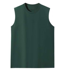 Vente en gros de débardeurs de sport côtelés pour hommes avec logo personnalisé, vêtements de sport athlétiques, fournisseur de marques privées, usine de débardeurs - Product Image 6