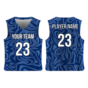 Maillot de basketball personnalisé avec impression par sublimation sur la couture latérale, vente en gros, uniforme d'équipe unisexe avec nom, numéro et logo - Product Image 2