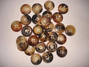 Botones de costura de 4 agujeros de alta calidad, botón de cuerno de búfalo natural, botón de cuerno de vaca genuino real personalizado para abrigo de traje - Product Image 5