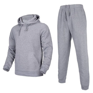Conjunto Deportivo Ecológico para Hombre, Sudadera con Capucha de Manga Larga y Cierre Completo, Pantalones Deportivos, Conjunto para Correr - Product Image 5