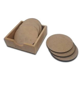 MDF <b>Coaster</b> <b>Drinks</b> Cork Base <b>Coaster</b> Round Mats And Pads <b>Coaster</b> Custom Made Logo MDF <b>Coaster</b> - Product Image 2