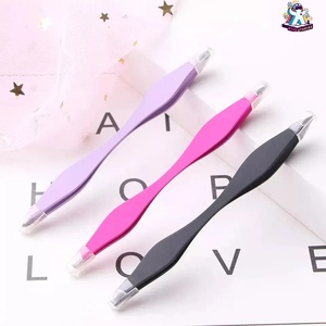 Ryzer Studio Stainless Steel Double Two Way Slanted Sharp Eyebrow Tweezers for Eyelash Extensions Smooth Tip <b>Precision</b> <b>Tool</b> - Product Image 4
