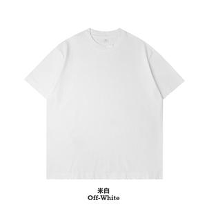 Camiseta de hombre de algodón pesado de 300 g con cuello desgastado, estilo vintage, hombros ligeramente caídos, corte holgado y oversized 2026 - Product Image 2