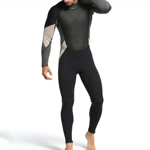 Combinaison de plongée intégrale en néoprène pour homme, haute qualité, confortable, chaude, imperméable, respirante, avec fermeture éclair sur la poitrine, pour le surf, la plongée et le paddle board - Product Image 1