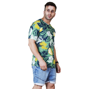 2024 sublimado logotipo personalizado hombres Golf camisetas OEM venta al por mayor de algodón de secado rápido de talla grande de manga corta impresa - Product Image 5