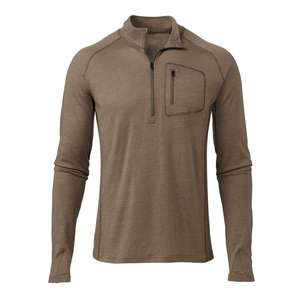 Men's Performance Hunting Camo <b>Base</b> <b>Layer</b> 1/4 Zip Pullover Moisture Wicking Thermal <b>Long</b> <b>Sleeve</b> Outdoor Breathable Tactical Top - Product Image 4
