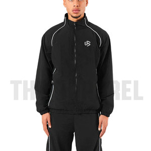 High Quality Custom Logo Breathable Casual Jogging Suit <b>Wind</b> <b>Breaker</b> Tracksuit Set Men Plus Size - Product Image 4