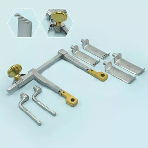 Écarteur cervical professionnel manuel ou de qualité Caspar, réglable, en acier inoxydable, instrument de chirurgie vertébrale avec lames - Product Image 1