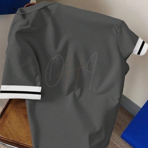 Camiseta Casual Personalizada para Hombre, 100% Algodón, Cuello Redondo, Manga Corta, Ecológica, Transpirable, Estilo Urbano - Product Image 2