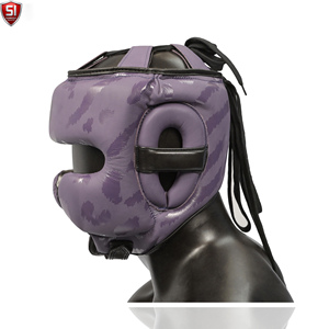 Casque de protection pour la tête en cuir de vachette de qualité supérieure pour MMA, casque de sparring, tissu à séchage rapide, équipement de protection pour la boxe - Product Image 3