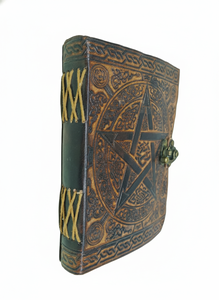 AAN Overseas Ventures Carnet en Cuir Vintage Pentagramme avec Fermoir Métallique Fait Main, Journal Souvenir, Cadeau de Voyage Premium - Product Image 3