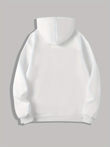 Men's Regular Fit 100% Cotton Fleece Zip-Up Hoodie with Front Logo Design Pocket Quick Dry & Breathable Autumn Casual Style - Product Image 6