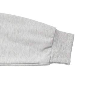 Grey Women's Crewneck Sweatshirt Cotton Fleece Contrast Piping Oversized Casual Long Sleeve Hoodies Custom Logo Factory Direct - Product Image 5