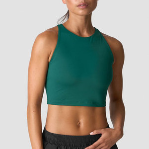 Nueva Camiseta de Yoga Transpirable para Mujer, Top Corto sin Mangas, de Alta Calidad, OEM, Ajustada, para Verano, Deportiva, para Correr - Product Image 1