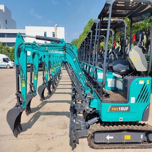 Mini-excavatrice sur chenilles Sunward, petite pelleuse diesel de 2,5 tonnes, micro-trancheuse hydraulique agricole avec accessoires, personnalisable, à vendre - Product Image 6