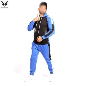 Casual Wear 2 Pcs Simple Tracksuit Plain Custom Logo Printed Good Quality Men Full-Length Regular Fit Tracksuit with Full Sleeve - Product Image 6