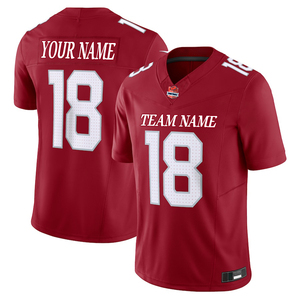 <b>Hot</b> Selling OEM Service American Football Jersey Polyester Fabric V Neck Design Breathable American Football Uniform for Men - Product Image 3