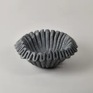 Arreglo Floral de Mármol Contemporáneo Minimalista para Decoración del Hogar, 100% Hecho a Mano, Translúcido, para Mesa de Salón - Product Image 2