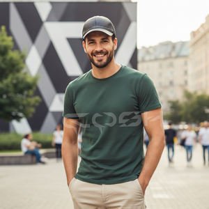 Gorra de Béisbol de Cuero Azul Marino - Product Image 6