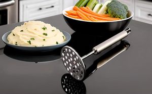 Triturador de Patatas de Acero Inoxidable, Herramienta Manual de Cocina para Triturar Verduras y Patatas - Product Image 5