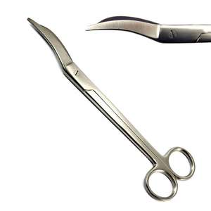Tijeras Dam de 20 cm para Ginecología y Episiotomía, Instrumento Quirúrgico Manual de Acero Inoxidable con Certificación CE por Dentavex - Product Image 1