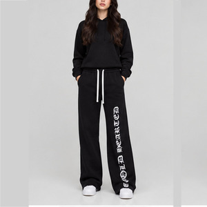 Pantalones Deportivos Personalizados para Mujer, de Poliéster y Algodón, Casuales, de Pierna Ancha, con Estampado Gráfico, Ropa de Moda Personalizada - Product Image 6