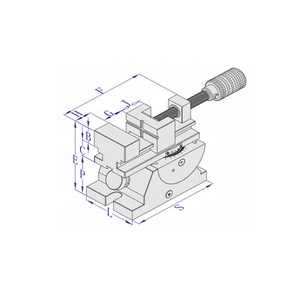 Morsa universale angolare di rotazione di 360 gradi in acciaio inossidabile per HE-R06919 di lavorazione Cnc - Product Image 2