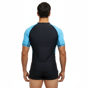 Maillot de compression extensible personnalisé 2026 pour Karaté et MMA, manches courtes, pour l'entraînement, en Spandex/Polyester 200GSM - Product Image 5