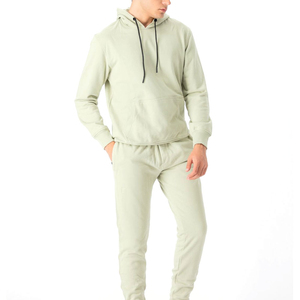 Survêtement en tissu de haute qualité et confortable, idéal pour un usage quotidien, manches longues, fermeture éclair résistante, coupe ample, survêtements en coton - Product Image 2
