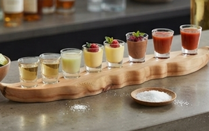 Support élégant en bois courbé pour verres, fait main, rustique, pour présentation de boissons, utilisation dans le salon - Product Image 5