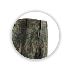 Pantalon évasé en gros avec logo personnalisé, coupe décontractée, streetwear, jambe large, imprimé camouflage Real Tree Jungle, pour la randonnée en forêt - Product Image 4