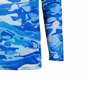 Nouveaux T-shirts de pêche de qualité supérieure, personnalisés avec logo, UPF50, séchage rapide, manches longues, légers, respirants, antibactériens, coupe-vent - Product Image 2