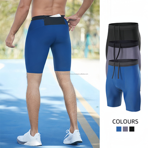 Custom Active Wear Athletic Hombres Gimnasio Pantalones cortos de compresión de los hombres - Product Image 2