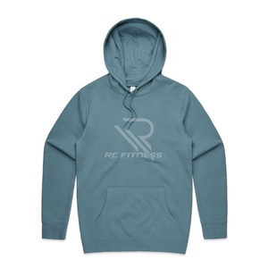 Sudadera con Capucha de Forro Polar para Hombre, 100% Algodón, Bloques de Color, Cierre de Cremallera de un Cuarto, Bordada, con Bolsillo, para Invierno - Product Image 2