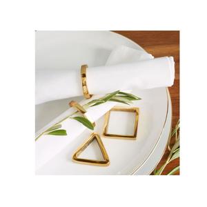 Anneaux de serviette en métal décoratifs pour des tables élégantes et classiques, design durable et réutilisable pour la maison, les dîners, les événements et les fêtes - Product Image 1