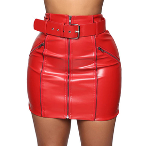 Faldas de Cuero para Mujer de Alta Calidad, Logotipo Personalizado, Transpirables, Ecológicas, Formales, Hasta la Rodilla, Más Vendidas, Nuevas para Exteriores - Product Image 1