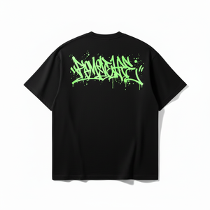 T-shirt d'été ample pour homme, manches courtes, col rond, avec impression de logo graphique, style streetwear - Product Image 3