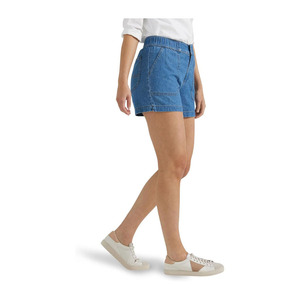 <b>Women</b>’s Casual Blue Denim Shorts High Waist Summer <b>Jean</b> Shorts For Wholesale Private Label Low Moq Eco Friendly Running Shorts - Product Image 4